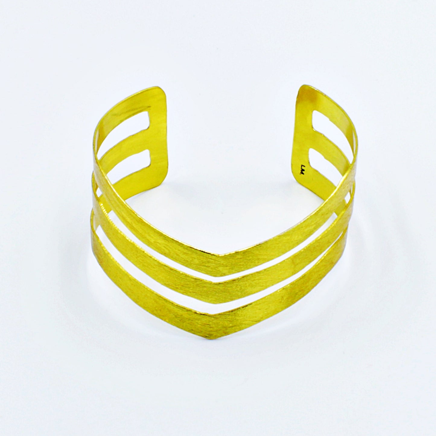 Brazalete WONDER bañado en oro - Diseño con carácter