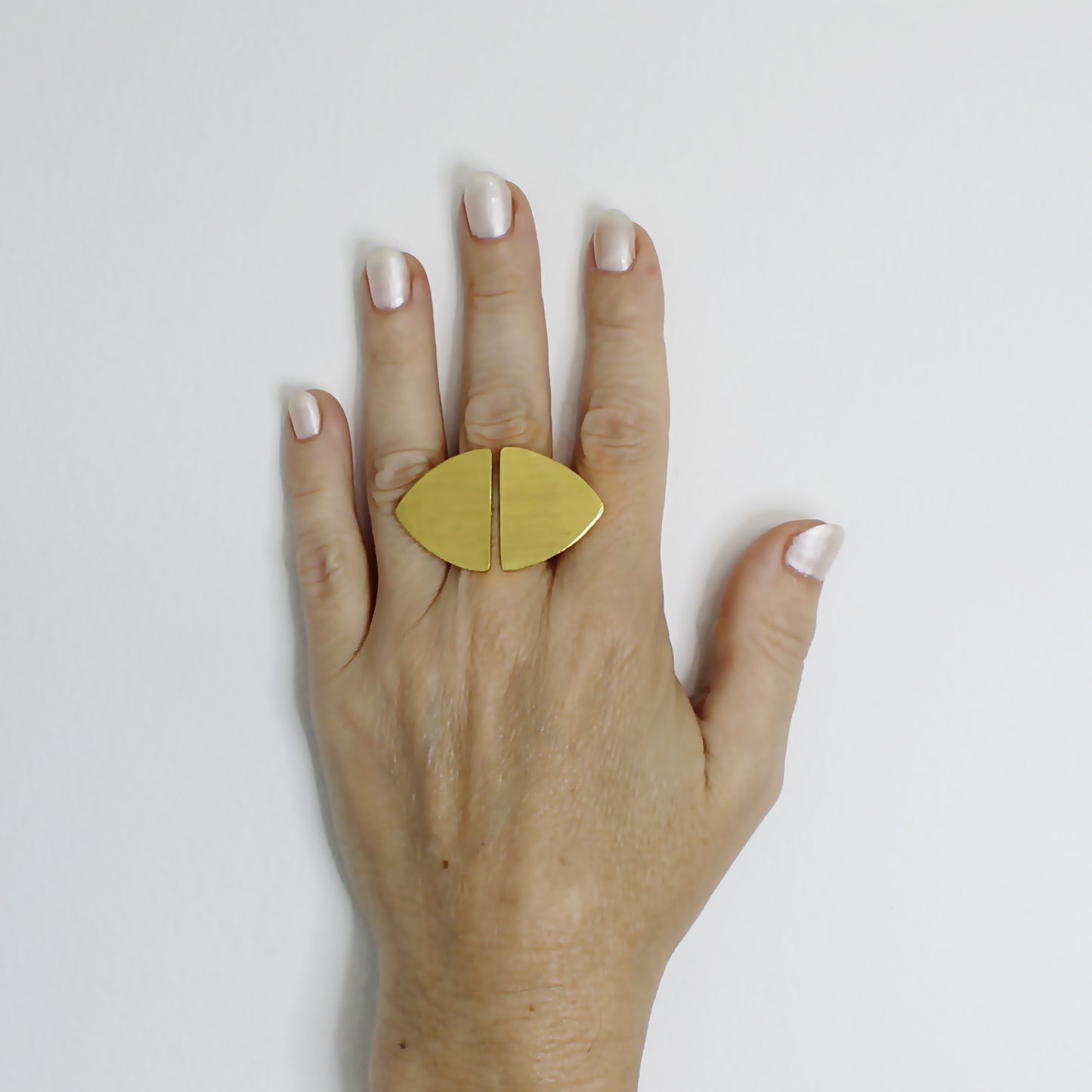 MIRÓ ring bathed in 18kt gold