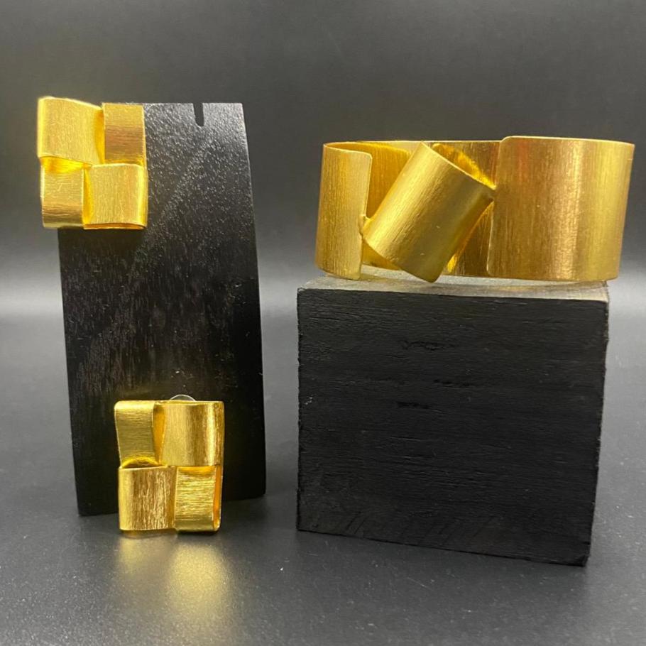 18kt gold plated DECO bracelet