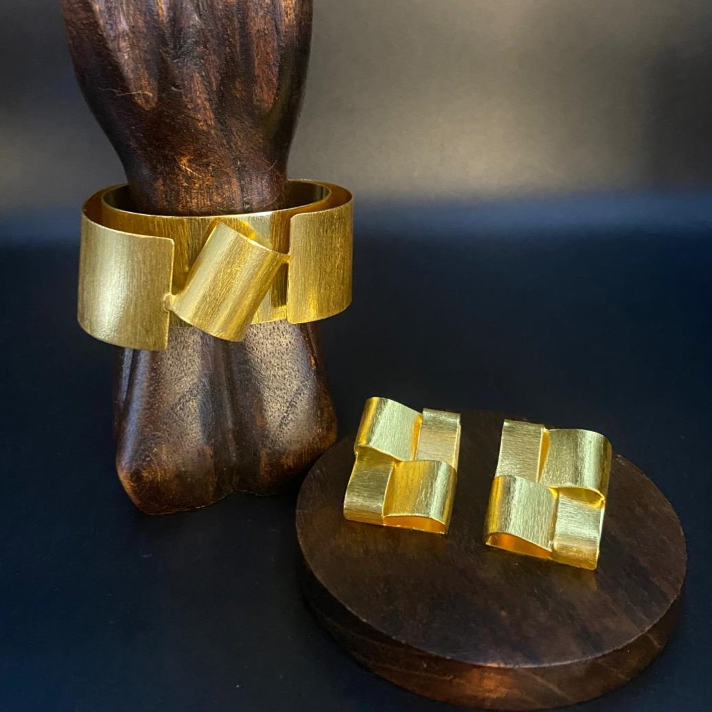 18kt gold plated DECO bracelet