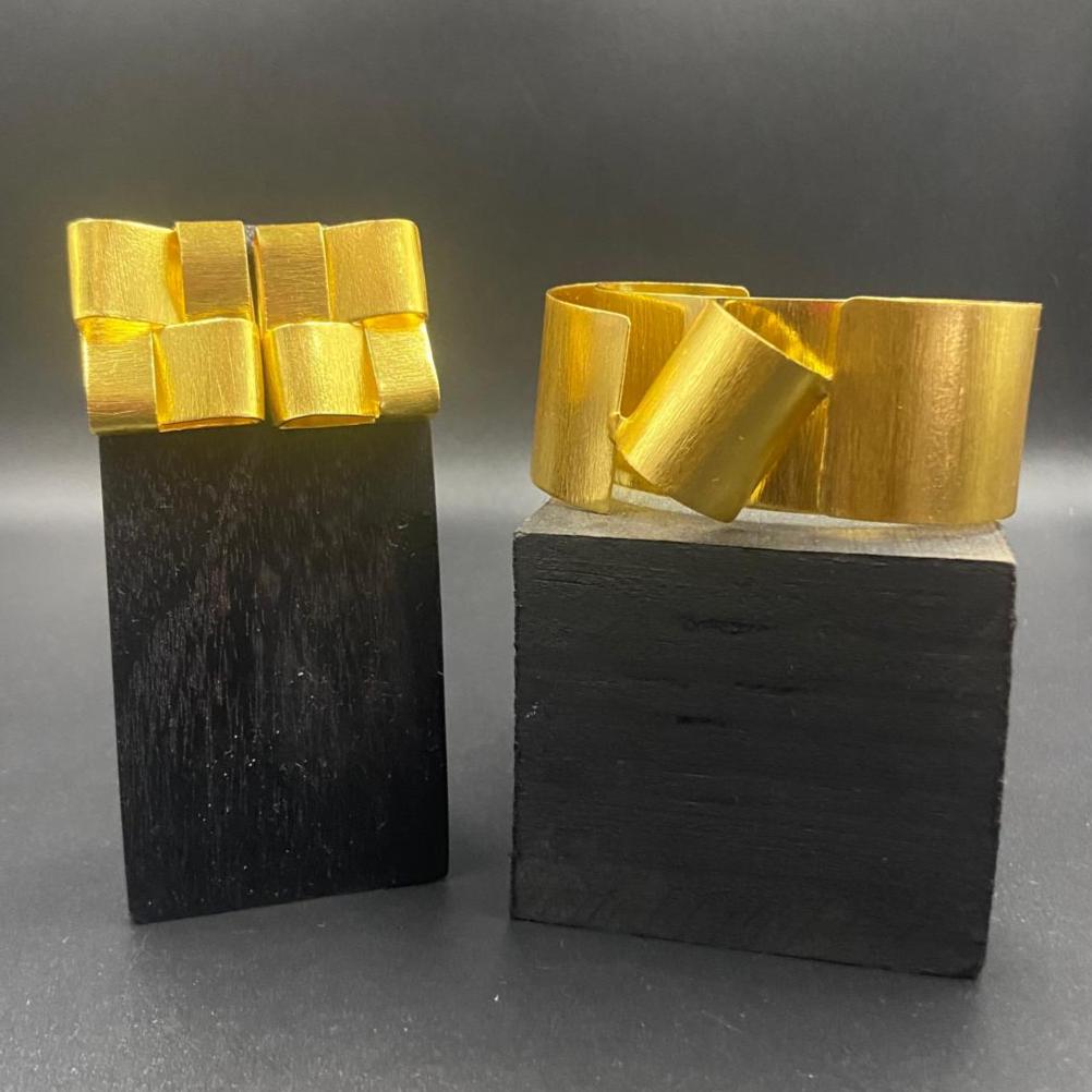 18kt gold plated DECO bracelet