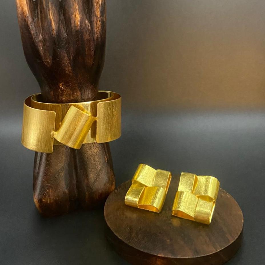 18kt gold plated DECO bracelet