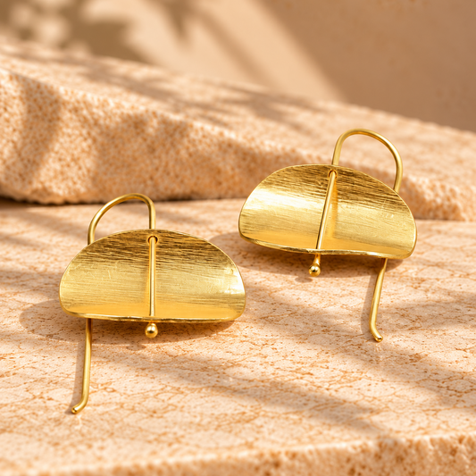 Pendientes COOL bañados en oro