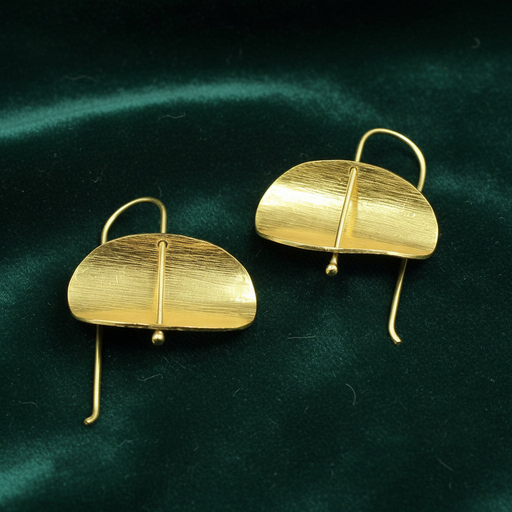 Pendientes COOL bañados en oro