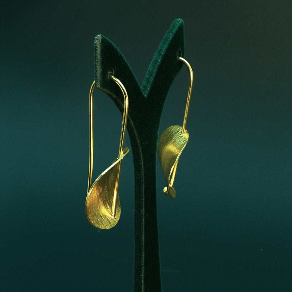 Pendientes COOL bañados en oro