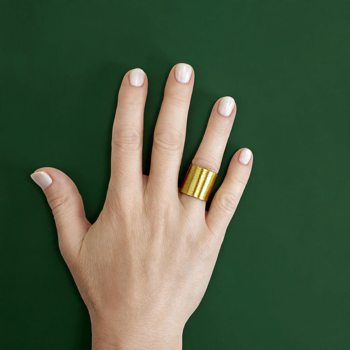 Anillo ROMA bañado en oro
