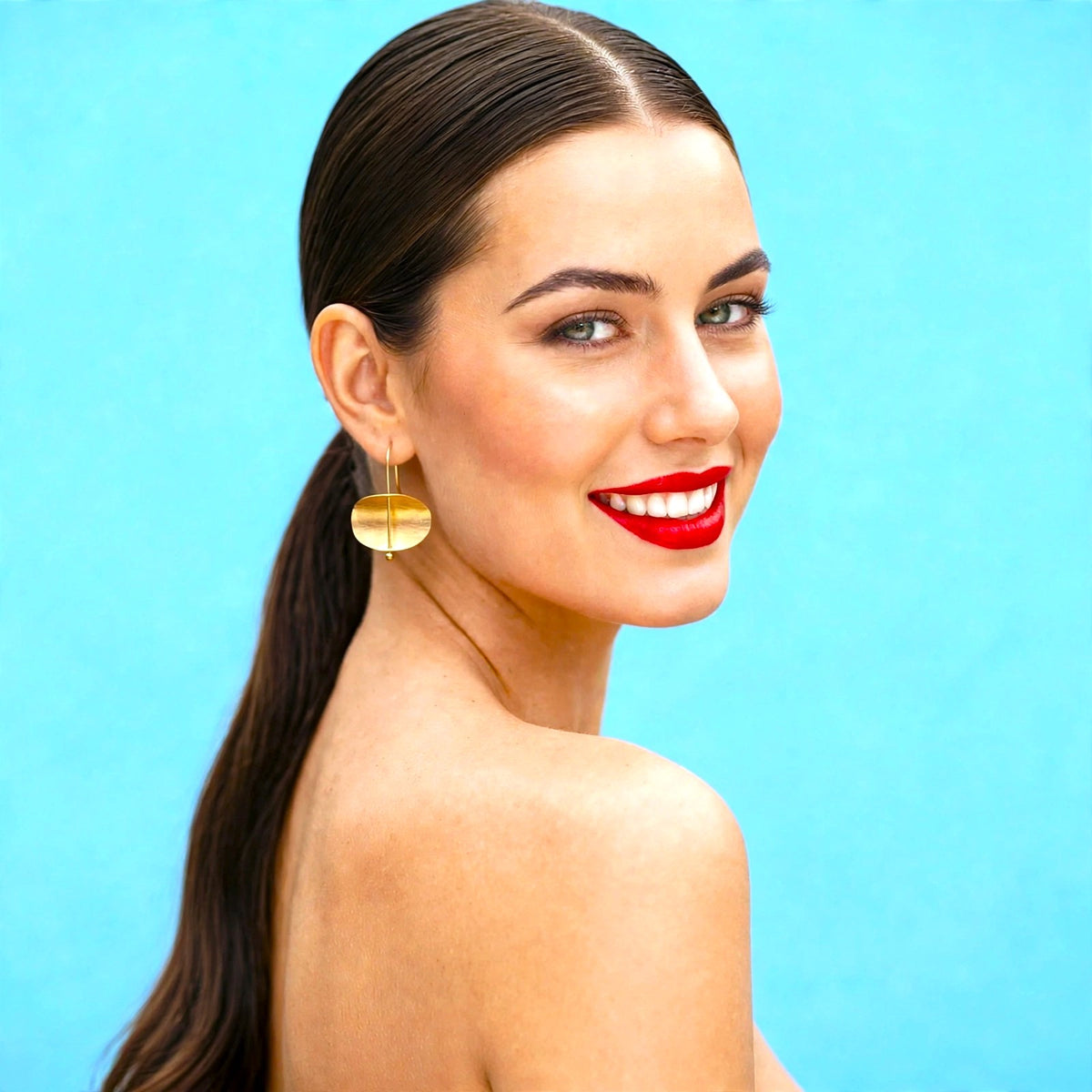 Pendientes COOL bañados en oro