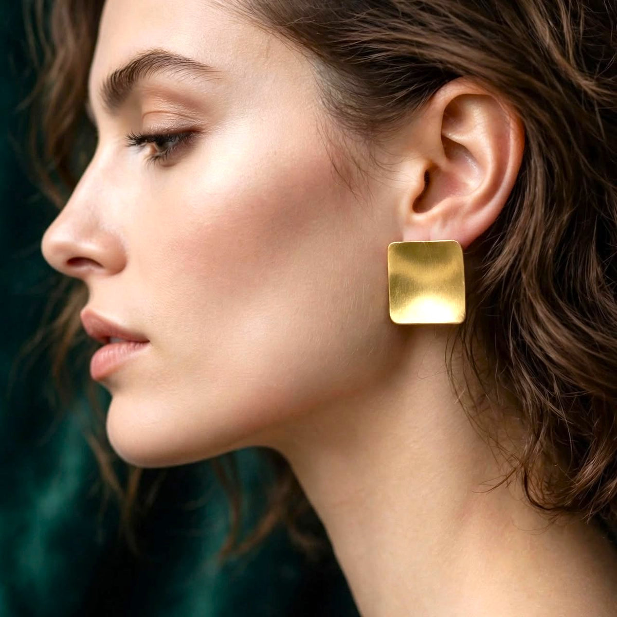 Pendientes PIATTO bañados en oro