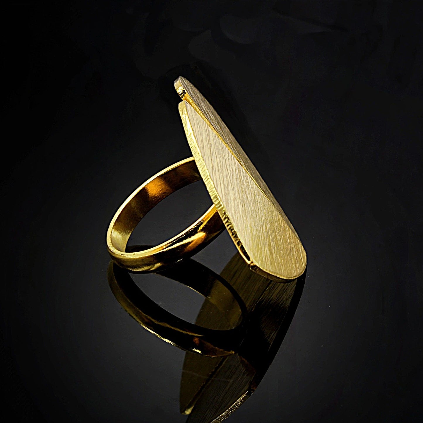 MIRÓ ring bathed in 18kt gold