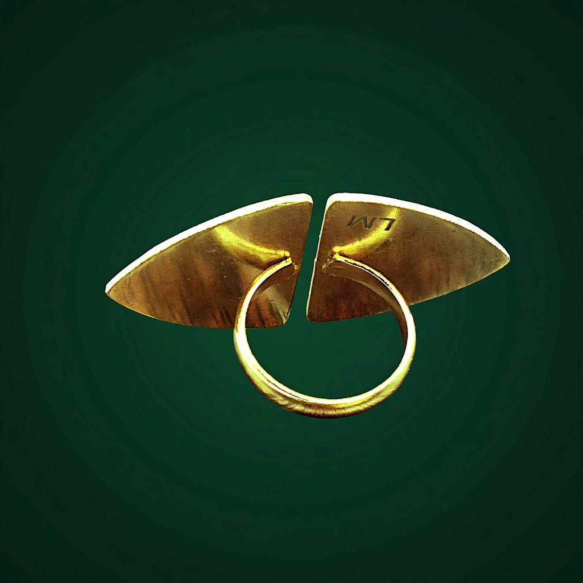 Anillo PISCIS bañado en oro