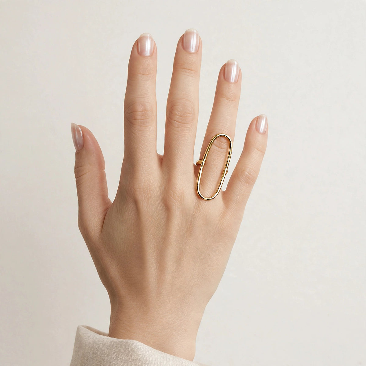 Anillo SALERNO bañado en oro