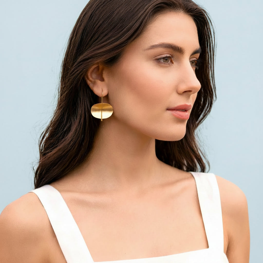 Pendientes COOL bañados en oro